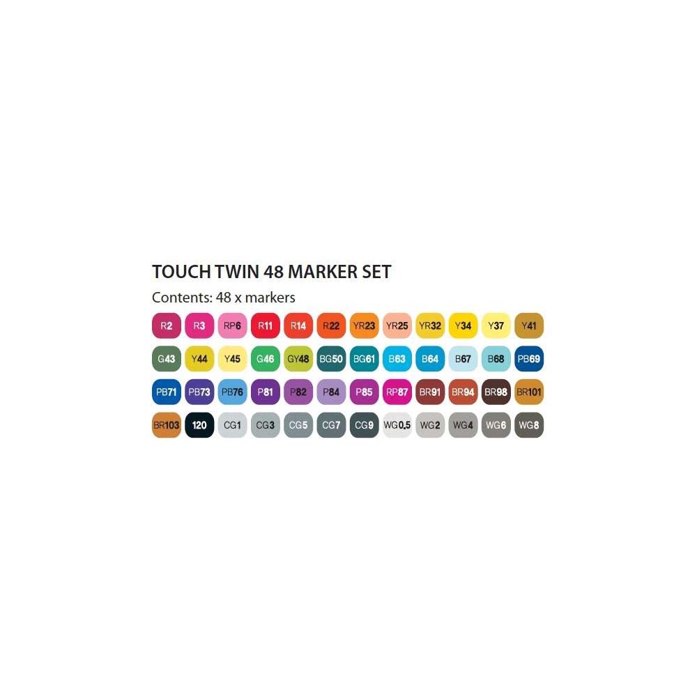 Touch Twin Marker 48er Set 