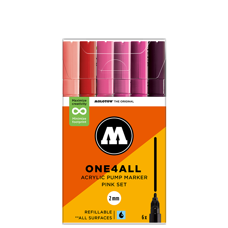 Molotow One4All 127HS Pink Set