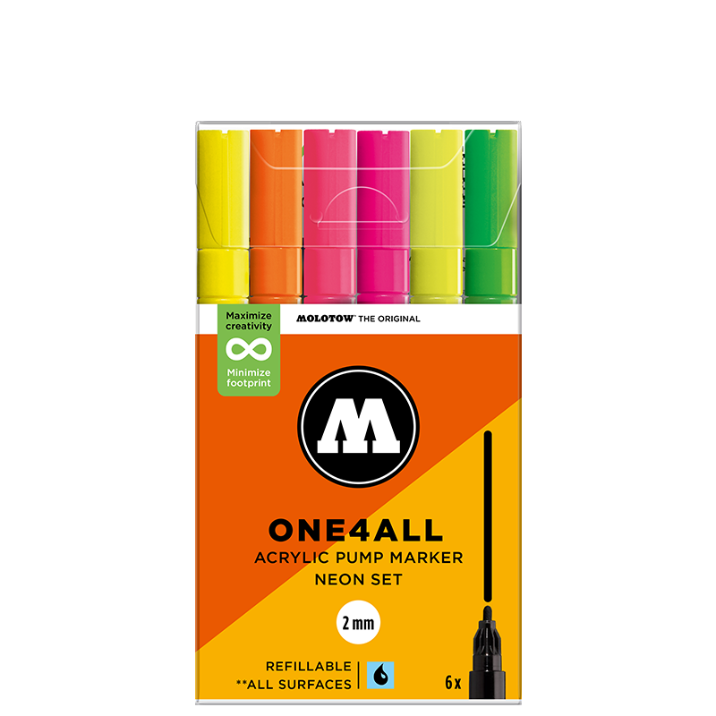 Molotow One4All 127HS Neon Set