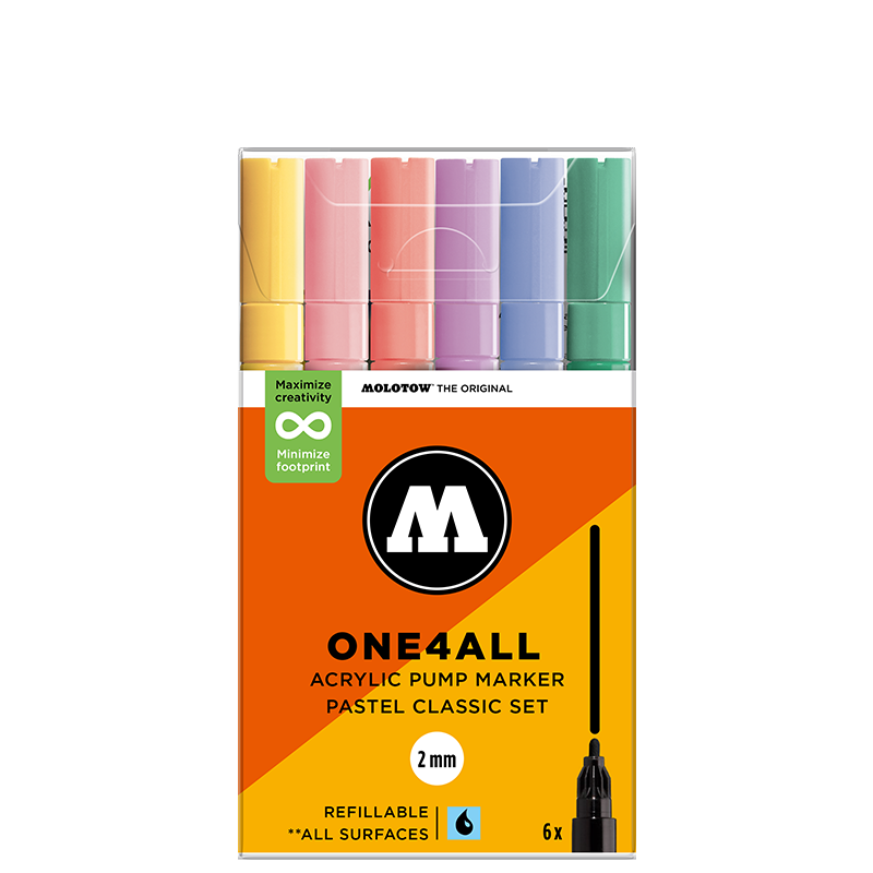 Molotow One4All 127HS Pastel Classic Set