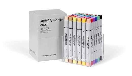 Stylefile Marker Brush 36er Set