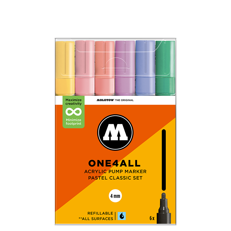 Molotow One4All 227HS Pastel Classic Set