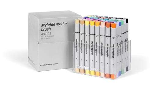 Stylefile Marker Brush 48er Set