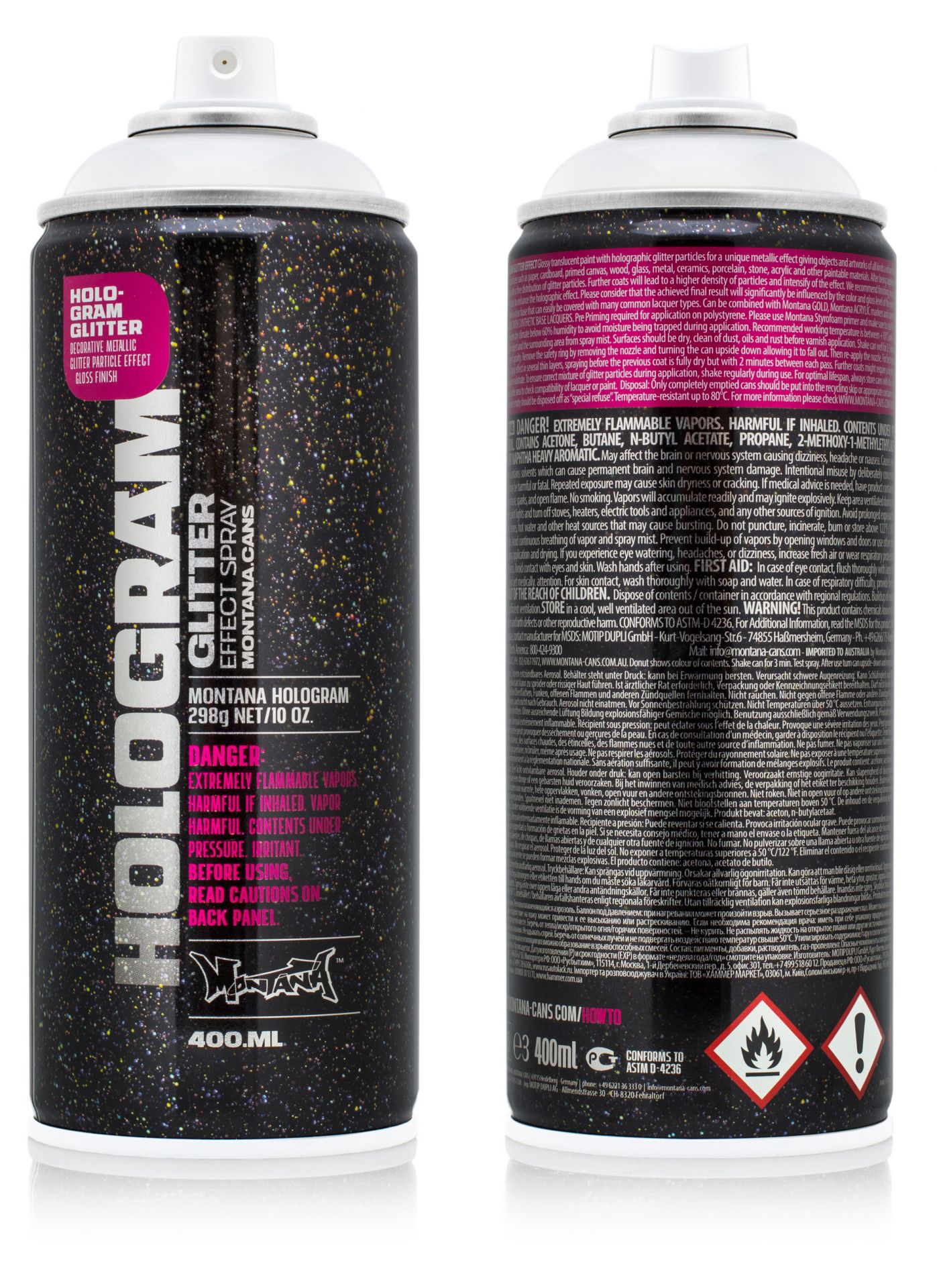 Montana Hologram Glitter Effect Spray 400ml